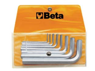 CHIAVI  MASCHIO ESAGONALI PIEGATE CROMATE ART.96/B8    BETA