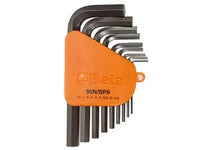 CHIAVI MASCHIO ESAGONALI PIEGATE BRUNITE ART.96N/SP9    BETA