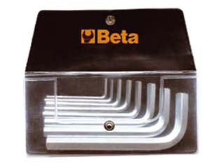 CHIAVI MASCHIO ESAGONALI PIEGATE CROMATE ART.96/B10 - 1 blister BETA