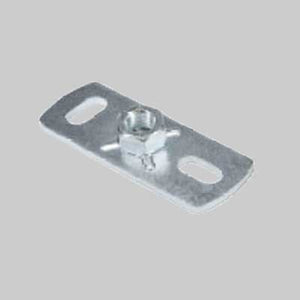 PIASTRA PER COLLARI A SBALZO SU PARETI M10 - 10 pezzi