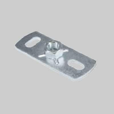 PIASTRA PER COLLARI A SBALZO SU PARETI 1/2 - 10 pezzi