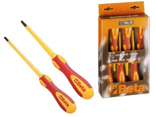 GIRAVITI ISOLATI 1000V IN SERIE PZ.6 ART.1273MQ/D6 - 1 blister BETA