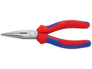 PINZA PER MECCANICA CON BECCHI MEZZOTONDI E TRONCHESE DIN ISO 5745  mm.160    KNIPEX