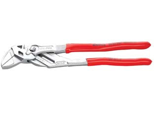 PINZA CHIAVE BECCHI LISCI CROMATE  mm.150  per dadi fino a mm.27    KNIPEX
