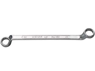 CHIAVE POLIGONALE CROMATA DOPPIA CURVA mm.24x26