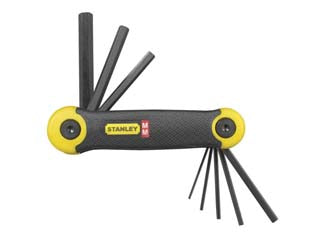 CHIAVI MASCHIO ESAGONALI IN SET 8 PEZZI  (269264)    STANLEY