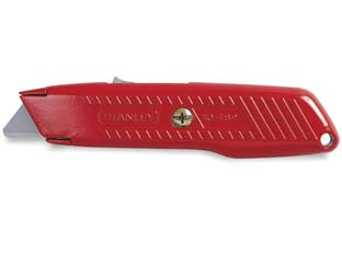 CUTTER ANTINFORTUNISTICA CON RIENTRO AUTOMATICO DELLA LAMA  mm.155 (010189)    STANLEY