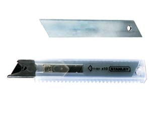 LAME DI RICAMBIO PER CUTTER MM.25- - mm.25x140 in bl.10pz (0-11-325) - 1 blister STANLEY