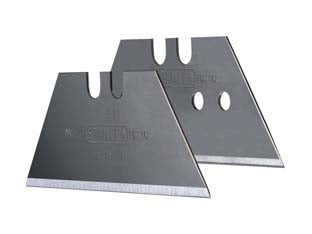 LAME RICAMBIO A TRAPEZIO PICCOLE PER COLTELLI- lama senza fori - conf.10 blister pz.10 (2-11-911) - 1 blister STANLEY