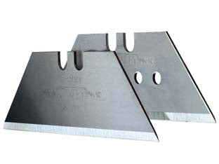 LAME RICAMBIO A TRAPEZIO GRANDI PER COLTELLI E RASCHIETTI lama con fori  conf.10 astucci pz.10 ( 611916)    STANLEY