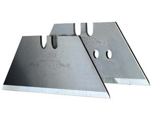 LAME RICAMBIO A TRAPEZIO GRANDI PER COLTELLI E RASCHIETTI lama con fori  conf.10 astucci pz.10 ( 611916)    STANLEY