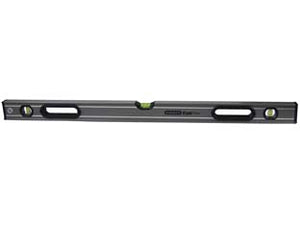 LIVELLA IN ALLUMINIO RETTIFICATA FATMAX  cm. 90 3 bolle (043636) con 2 impugnature    STANLEY