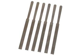 LIME IN ACCIAIO PER CONTATTI IN SERIE 6 PEZZI