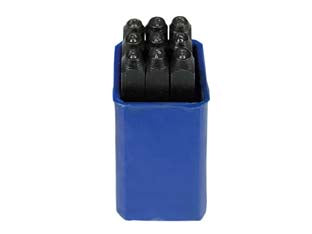 PUNZONI IN ACCIAIO SERIE DA 9 NUMERI  mm.5    ALTE