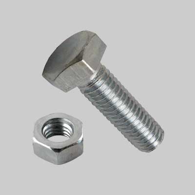 BULLONE CON DADO PER SCAFFALATURE M8x16 - 200 pezzi