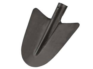 BADILE IN ACCIAIO PUNTA TONDA 118- - n°1 cm.24x265 peso Kg.095 - 5 pezzi