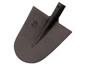 BADILE IN ACCIAIO PUNTA TONDA 105/1- - n°1 cm.26x265 peso Kg.085 - 5 pezzi