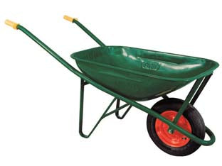 CARRIOLA PER EDILIZIA CON VASCA VERDE SMONTATA LT.75  vasca verde vernic. smontata lt.70 spessore 6/10    BPA