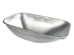 VASCA IN METALLO ZINCATA PER CARRIOLA  lt.75 spessore 8/10 (per cod.373609)    BPA