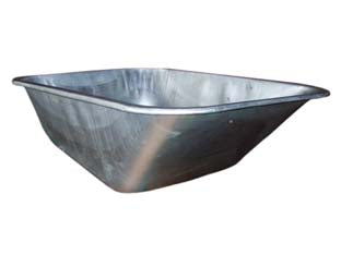 VASCA IN METALLO ZINCATA PER CARRIOLA  lt.85 (per cod.175272 mod.2019)    ALTE