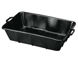 CASSA IN PLASTICA NERA LT.25- - cm.44x34x18h. - 4 pezzi