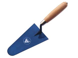 CAZZUOLA PUNTA TONDA MANICO LEGNO- - mm.200 - 6 pezzi ALTE