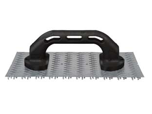 RASCHIATORE PER INTONACO A DENTI DI LUPO- - cm.25,3x15,5 - 4 pezzi