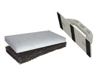 FRATTONE CON FELTRI PER PULITURA PIASTRELLE  cm.12x25