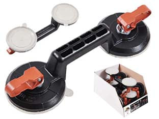 VENTOSA DOPPIA PATTA PER PIASTRELLE BIVENTOSA PLUS ART.185BIMK3RP   patta ø mm.112    RAIMONDI