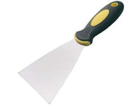 SPATOLE CON MANICO BI-MATERIAL INOX- - mm.40 - 12 pezzi ALTE