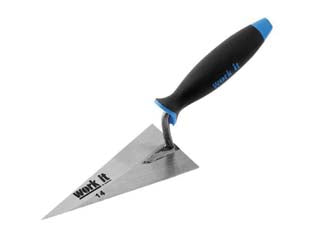 CAZZUOLINO WORK-IT PUNTA ACUTA MANICO IN GOMMA- - mm.140 - 40728 - 12 pezzi AUSONIA