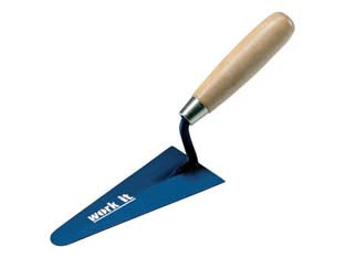 CAZZUOLINO WORK-IT PUNTA TONDA MANICO IN LEGNO- - mm.160 - 41121 - 6 pezzi AUSONIA