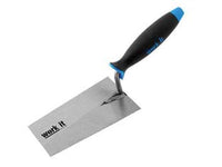 CAZZUOLINO WORK-IT PUNTA QUADRA MANICO IN GOMMA- - mm.140 - 40723 - 12 pezzi AUSONIA