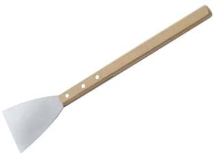 RASCHIETTO MANICO LUNGO IN LEGNO- - mm.480x100 - 55311 - 5 pezzi AUSONIA