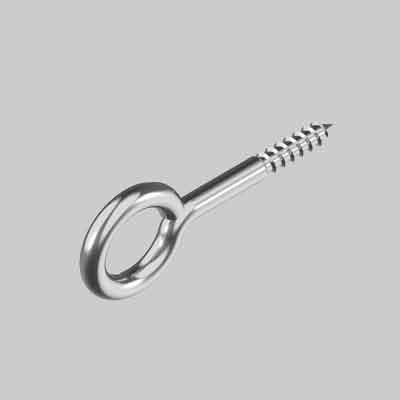 OCCHIOLO A VITE INOX 3,5x32 mm (Ø 7 mm) - 50 pezzi