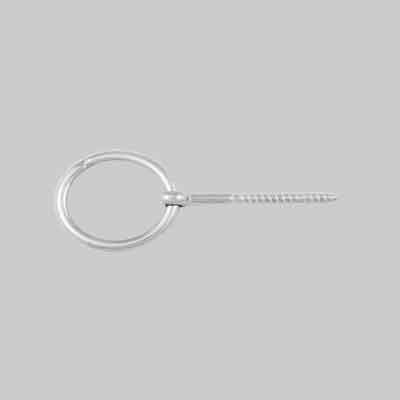 VITE PER LEGNO CON ANELLO INOX 8x80 mm (Ø 8 mm) - 10 pezzi