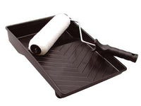 SET RULLO CON BACINELLA PER PITTURE MURALI  diametro rullo cm.3,7 dimensioni cm.22x25x32,5h.    FEUDO