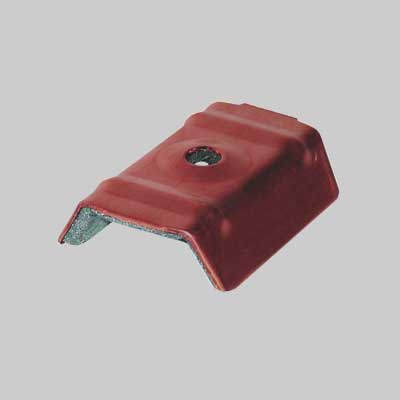 CAPPELLOTTO GRECA 20 mm 50x20x15h - Rosso Siena - 100 pezzi