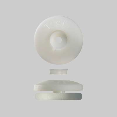 RONDELLA LARGA IN NYLON h10 mm - 200 pezzi