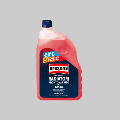 LIQUIDO RADIATORI PRONTO ALL'USO ROSSO AREXONS 2 lt - AREXONS