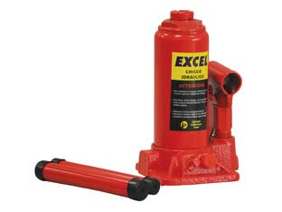 CRICCO IDRAULICO A BOTTIGLIA  Kg.12.000  mm.210/415h.  peso Kg.7,3    EXCEL