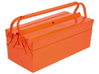 CASSETTA IN METALLO A 3 SCOMPARTI  cm.40x20x16h.    ALTE