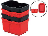 VASCHETTA PORTAMINUTERIA TITAN SET PEZZI 4- - mm.158x110x95h. art.KTIS16 - 1 pezzi KISTENBERG