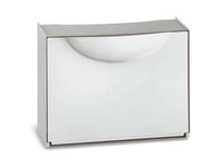 SCARPIERA COMPONIBILE HARMONY BIANCA/GRIGIA  mm.510x190x390h., colore bianco/grigio    TERRY