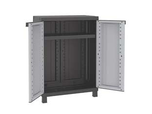 ARMADIO TUTTOPIANI BASSO SERIE TWIST BLACK  680  mm.680x390x915h.    TERRY