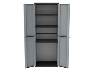 ARMADIO ALTO 4 RIPIANI E 2 ANTE SERIE JLINE 268  cm.68x37x164h    TERRY