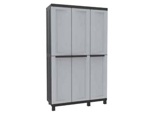 ARMADIO PIANI E PORTASCOPE ALTO SERIE TWIST BLACK 102A  mm.1020x390x1700h.    TERRY