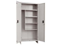 ARMADIO PORTASCOPE IN METALLO A DUE ANTE SMONTATO  cm.60x40x180h.    PROMETAL