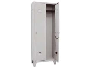 ARMADIO SPOGLIATOIO A DUE POSTI MONTATO  cm.66x33x180h.    PROMETAL