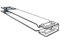 TRAVERSINO PER SCAFFALE A GANCIO- - mm.400 - 2 pezzi PROMETAL